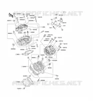 CULASSE pour Kawasaki VN1500 CLASSIC TOURER 2000