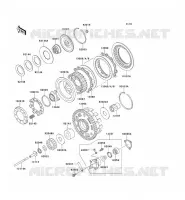 EMBRAYAGE pour Kawasaki VN1500 CLASSIC TOURER 2000