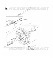 ROUE AVANT pour Kawasaki VN1500 CLASSIC TOURER 2000