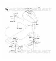 SYSTEME D'EVAPORATION CARBURANT pour Kawasaki VN1500 CLASSIC TOURER 2000