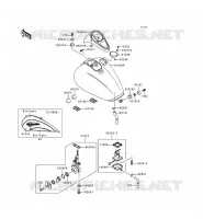 RESERVOIR CARBURANT pour Kawasaki VN1500 CLASSIC TOURER 1998