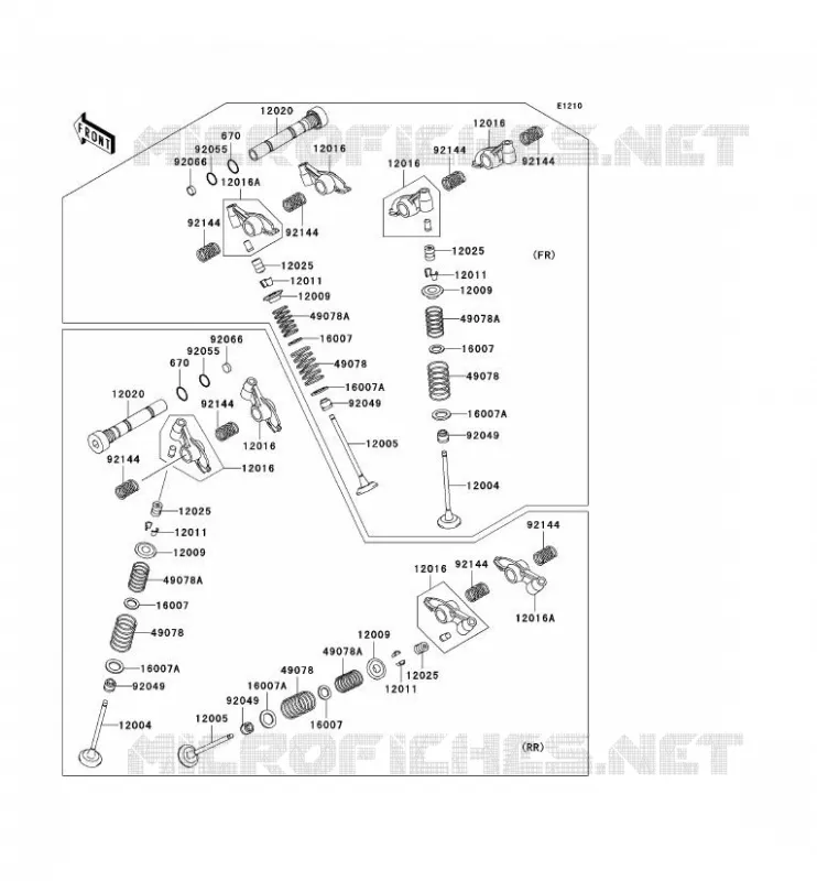 SOUPAPE Kawasaki MOTOS 1500 2000 VN1500 DRIFTER  VN1500-J2