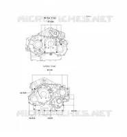 BOULON CARTER MOTEUR pour Kawasaki VN1500 CLASSIC TOURER FI 2001