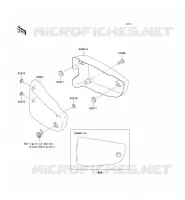 CACHE LAT&Eacute;RAL pour Kawasaki VN1500 CLASSIC TOURER FI 2004