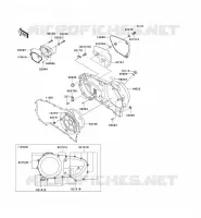 CARTER MOTEUR DROIT(S) pour Kawasaki VN1500 CLASSIC TOURER FI 2004