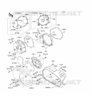 CARTER MOTEUR GAUCHE pour Kawasaki VN1500 CLASSIC TOURER FI 2004