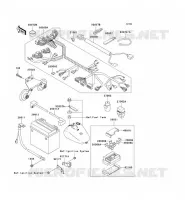 CHASSIS EQUIPMENT ELECTRIQUE pour Kawasaki VN1500 CLASSIC TOURER FI 2004