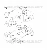 CLIGNOTANTS pour Kawasaki VN1500 CLASSIC TOURER FI 2004