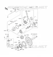 D&Eacute;MARREUR pour Kawasaki VN1500 CLASSIC TOURER FI 2004