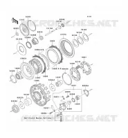 EMBRAYAGE pour Kawasaki VN1500 CLASSIC TOURER FI 2004