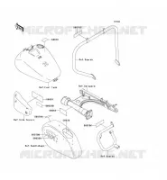 LABEL(CN) pour Kawasaki VN1500 CLASSIC TOURER FI 2004