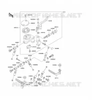 MAITRE CYLINDRE AV pour Kawasaki VN1500 CLASSIC TOURER FI 2004