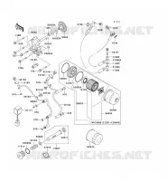 POMPE A HUILE/FILTRE &Agrave; HUILE pour Kawasaki VN1500 CLASSIC TOURER FI 2004
