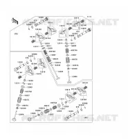 SOUPAPE pour Kawasaki VN1500 CLASSIC TOURER FI 2004