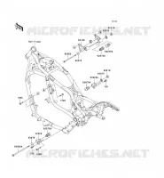 SUPPORT MOTEUR pour Kawasaki VN1500 CLASSIC TOURER FI 2004