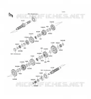TRANSMISSION pour Kawasaki VN1500 CLASSIC TOURER FI 2004