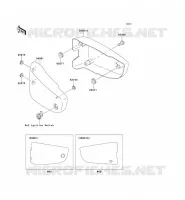 CACHE LAT&Eacute;RAL pour Kawasaki VN1500 CLASSIC FI 2000
