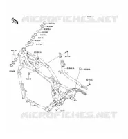 CH&Acirc;SSIS pour Kawasaki VN1500 CLASSIC FI 2000