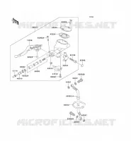 EMBRAYAGE MAITRE CYLINDRE pour Kawasaki VN1500 CLASSIC FI 2000