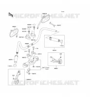 GUIDON pour Kawasaki VN1500 CLASSIC FI 2000