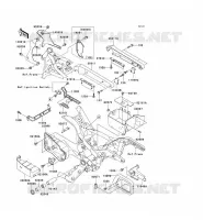 PIECE DE CADRE (COUVERTURE) pour Kawasaki VN1500 CLASSIC FI 2000