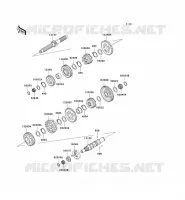 TRANSMISSION pour Kawasaki VN1500 CLASSIC FI 2000