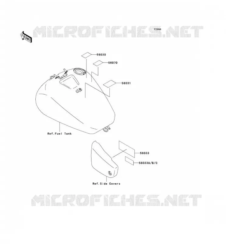 LABEL Kawasaki MOTOS 1500 2001 VN1500 CLASSIC FI  VN1500-N2H