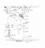 RESERVOIR CARBURANT pour Kawasaki VN1500 CLASSIC 2005
