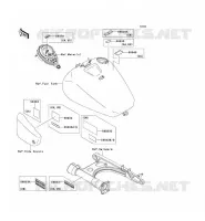 LABEL pour Kawasaki VN1500 CLASSIC 2008