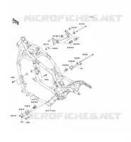 SUPPORT MOTEUR pour Kawasaki VN1500 CLASSIC 2008