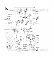 CONTACTEUR SERRURE/R&Eacute;FLECTEUR pour Kawasaki VN1500 MEAN STREAK 2002