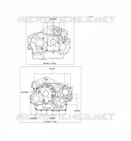 BOULON CARTER MOTEUR pour Kawasaki VN1500 MEAN STREAK 2003