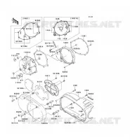 CARTER MOTEUR GAUCHE pour Kawasaki VN1500 MEAN STREAK 2003
