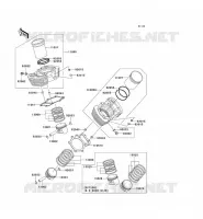 CYLINDRE/PISTON pour Kawasaki VN1500 MEAN STREAK 2003