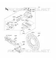 FREIN ARRIERE pour Kawasaki VN1500 MEAN STREAK 2003