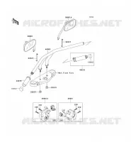 GUIDON pour Kawasaki VN1500 MEAN STREAK 2003