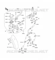 MAITRE CYLINDRE AV pour Kawasaki VN1500 MEAN STREAK 2003