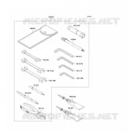 OUTIL UTILISATEUR pour Kawasaki VN1500 MEAN STREAK 2003