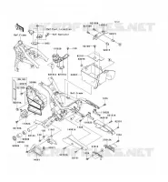 PIECE DE CADRE (COUVERTURE) pour Kawasaki VN1500 MEAN STREAK 2003