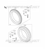 PNEUS pour Kawasaki VN1500 MEAN STREAK 2003