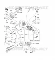 POMPE A HUILE/FILTRE &Agrave; HUILE pour Kawasaki VN1500 MEAN STREAK 2003