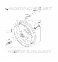 ROUE AVANT pour Kawasaki VN1500 MEAN STREAK 2003