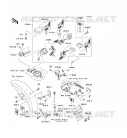 CONTACTEUR SERRURE/R&Eacute;FLECTEUR pour Kawasaki VN1500 MEAN STREAK 2003