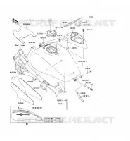 RESERVOIR CARBURANT pour Kawasaki VN1500 MEAN STREAK 2003