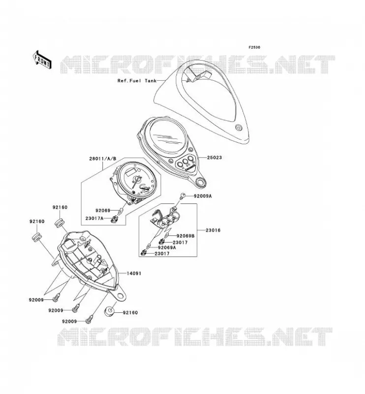 COMPTEURS Kawasaki MOTOS 1500 2001 VN1500 DRIFTER  VN1500-R1H