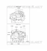 BOULON CARTER MOTEUR pour Kawasaki VN1500 DRIFTER 2004