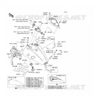 RESERVOIR CARBURANT pour Kawasaki VN1600 CLASSIC 2004