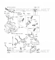 CONTACTEUR SERRURE/R&Eacute;FLECTEUR pour Kawasaki VN1600 CLASSIC 2005