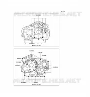 BOULON CARTER MOTEUR pour Kawasaki VN1600 CLASSIC 2005