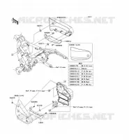 CACHE LAT&Eacute;RAL pour Kawasaki VN1600 CLASSIC 2005